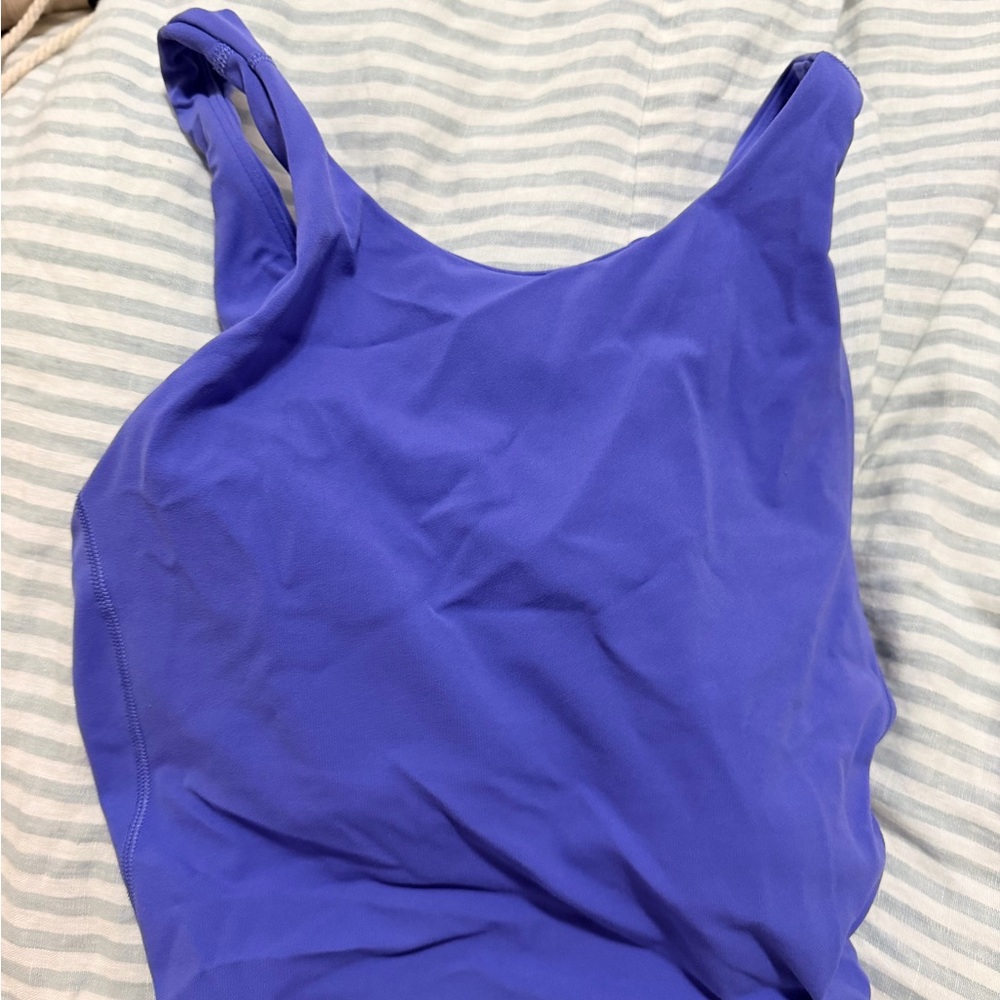 lululemon athletica Blue Crop Top